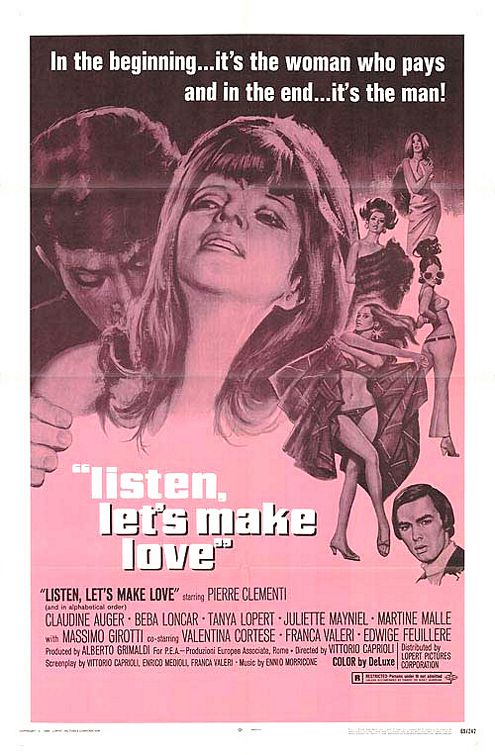 the movie poster: Listen, Let's Make Love (1969)