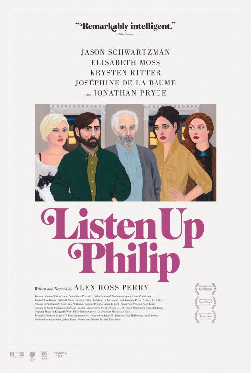 1000 piece jigsaw puzzle for the movie poster: Listen Up Philip (2014)