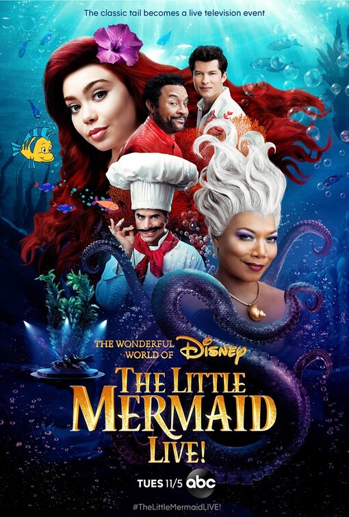1000 piece jigsaw puzzle for tv poster: The Little Mermaid Live!