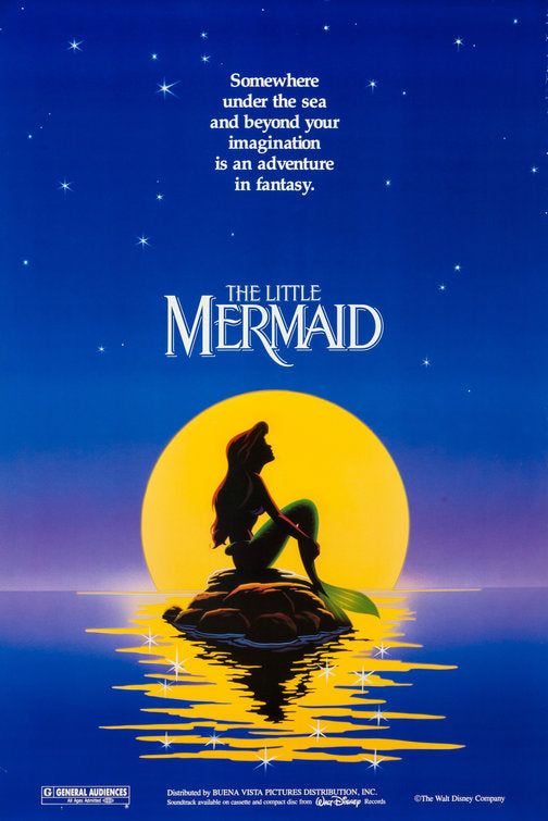 the movie poster: The Little Mermaid (1989) ver4