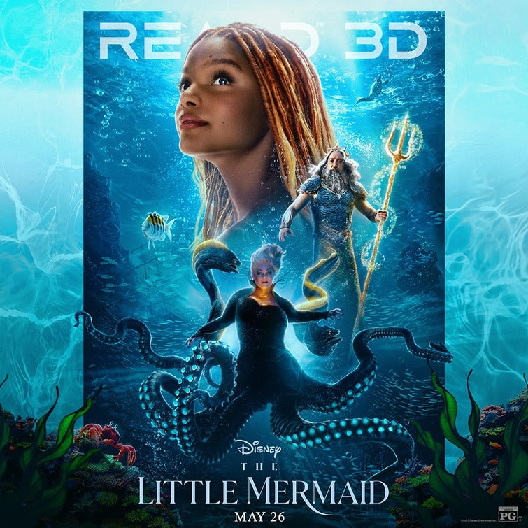 1000 piece jigsaw puzzle for the movie poster: The Little Mermaid (2023) ver7