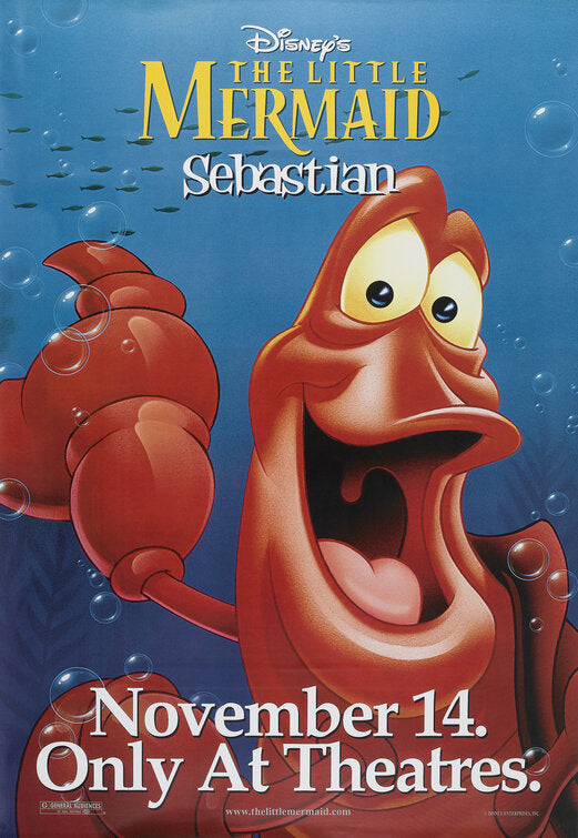 1000 piece jigsaw puzzle for the movie poster: The Little Mermaid (1989) ver8