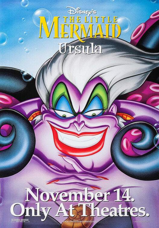 1000 piece jigsaw puzzle for the movie poster: The Little Mermaid (1989) ver9