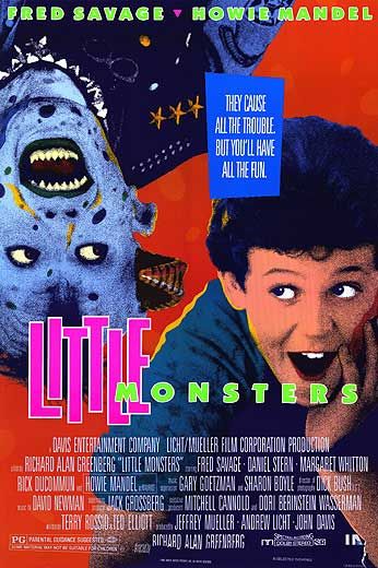 the movie poster: Little Monsters (1989)