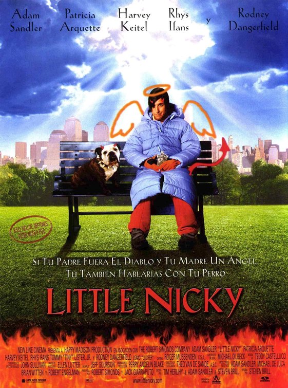 1000 piece jigsaw puzzle for the movie poster: Little Nicky (2000) ver2