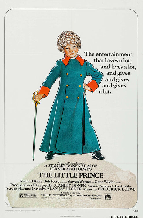 the movie poster: The Little Prince (1974)