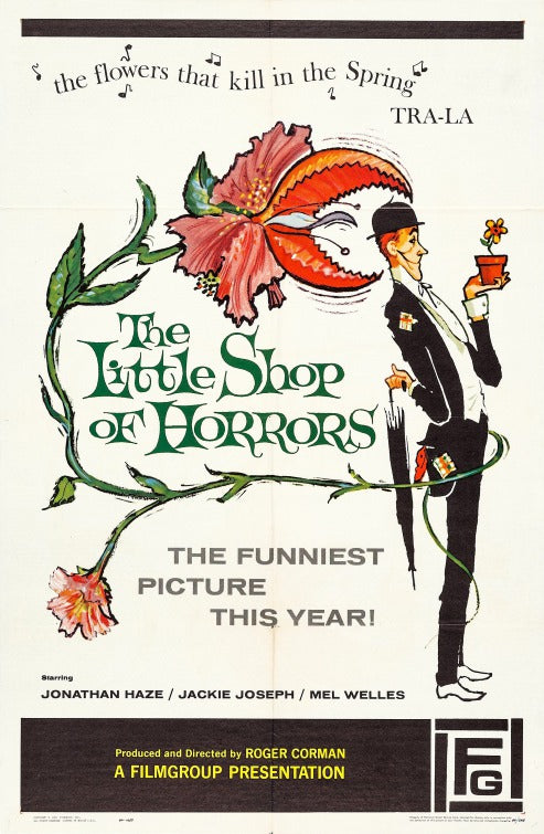 1000 piece jigsaw puzzle for the movie poster: The Little Shop of Horrors (1960)