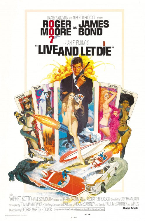 the movie poster: Live and Let Die (1973) ver2