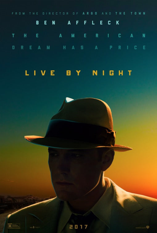 1000 piece jigsaw puzzle for the movie poster: Live by Night (2016)