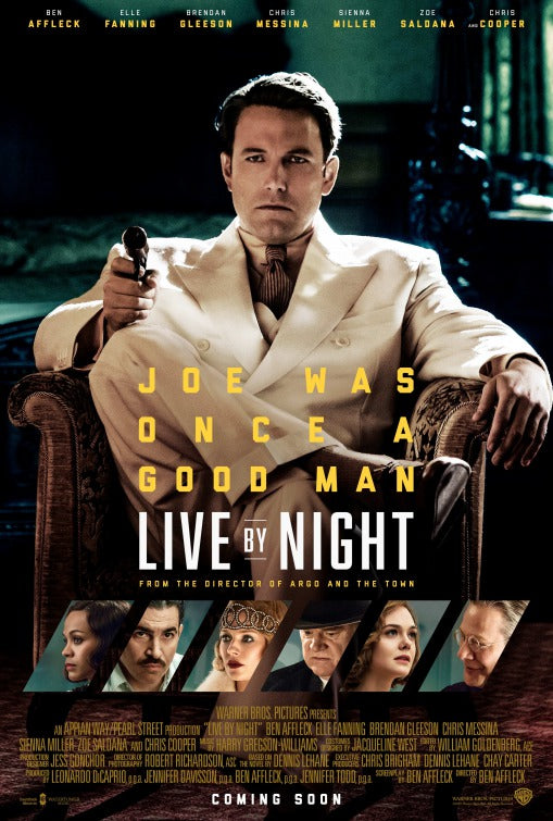 1000 piece jigsaw puzzle for the movie poster: Live by Night (2016) ver2
