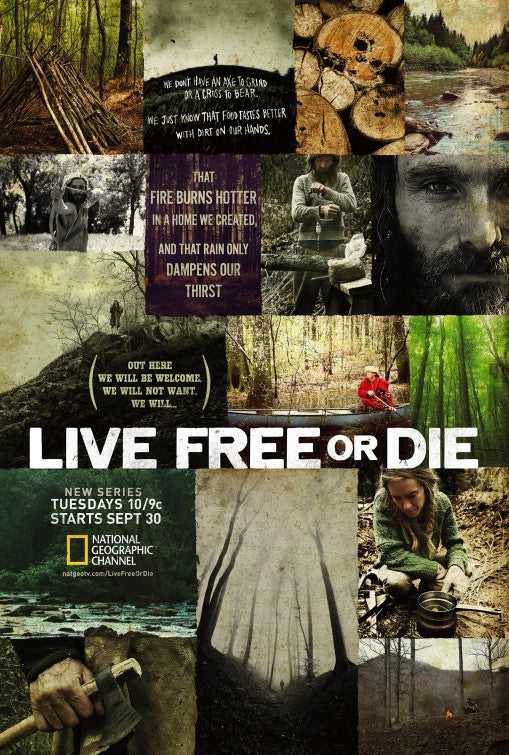 1000 piece jigsaw puzzle for tv poster: Live Free or Die