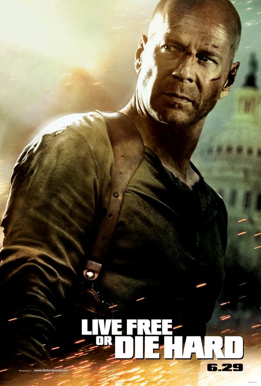 the movie poster: Live Free or Die Hard (2007)