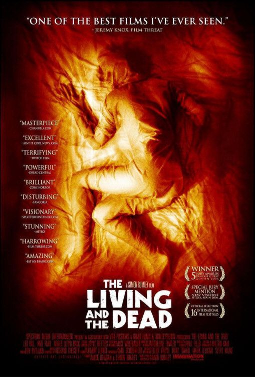 the movie poster: The Living and the Dead (2007)