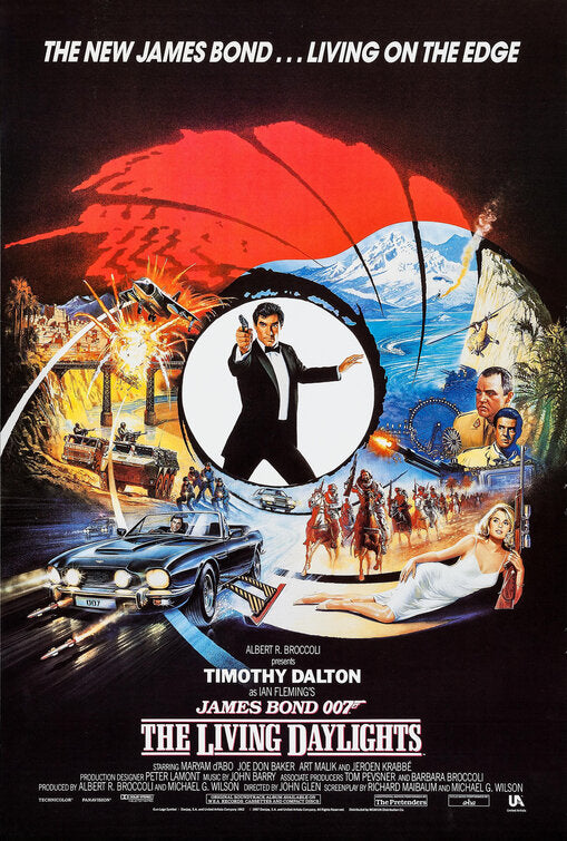 the movie poster: The Living Daylights (1987) ver3