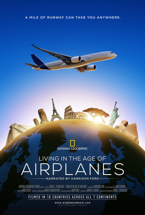 1000 piece jigsaw puzzle for the movie poster: Living in the Age of Airplanes (2015)