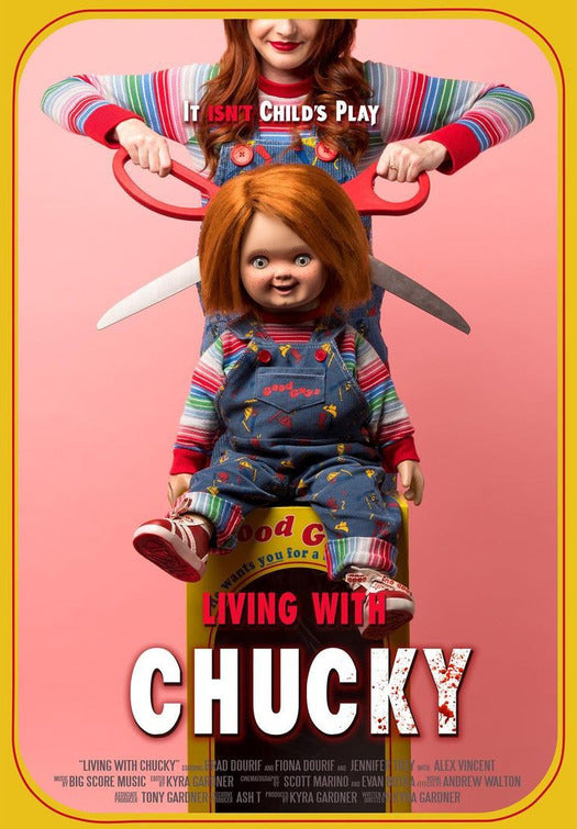 1000 piece jigsaw puzzle for the movie poster: Living with Chucky (2023)