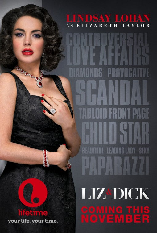 1000 piece jigsaw puzzle for tv poster: Liz & Dick