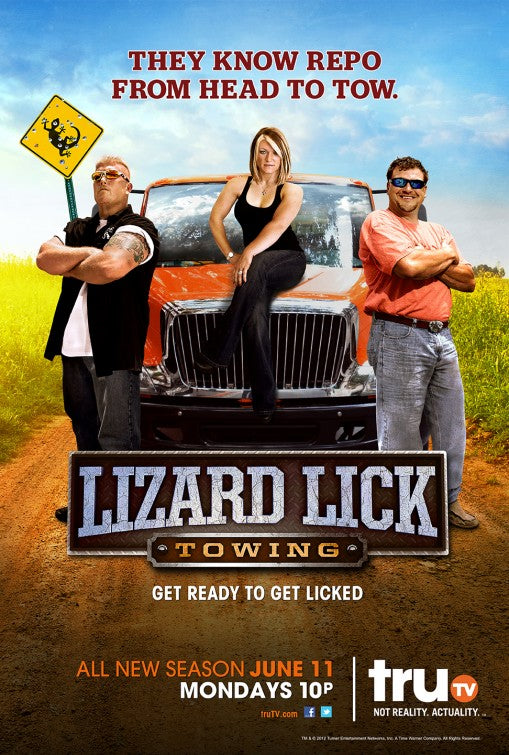 1000 piece jigsaw puzzle for tv poster: Lizard Lick Towing