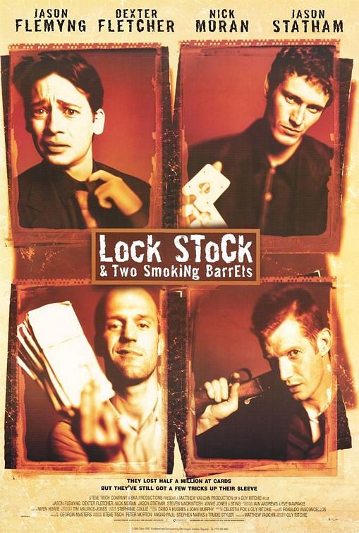 the movie poster: Lock, Stock, and Two Smoking Barrels (1999) ver2