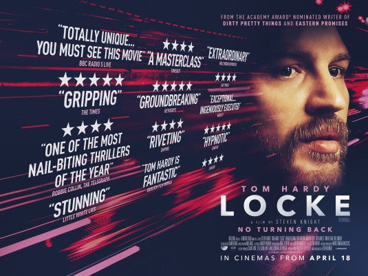 1000 piece jigsaw puzzle for the movie poster: Locke (2014)