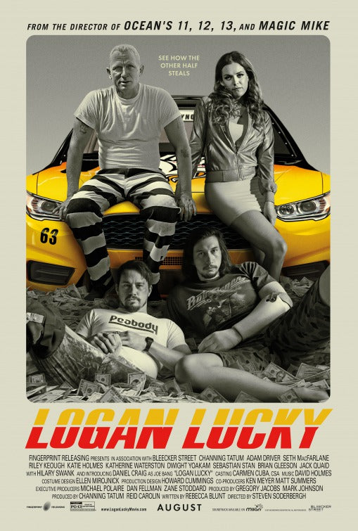 1000 piece jigsaw puzzle for the movie poster: Logan Lucky (2017)