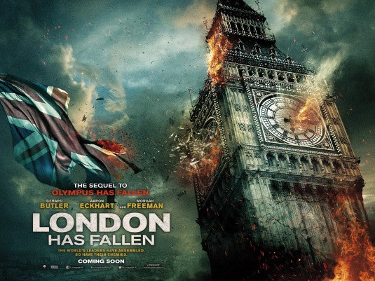 1000 piece jigsaw puzzle for the movie poster: London Has Fallen (2016) ver2