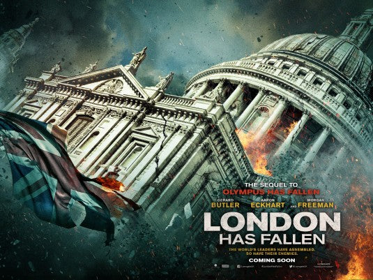 1000 piece jigsaw puzzle for the movie poster: London Has Fallen (2016) ver3