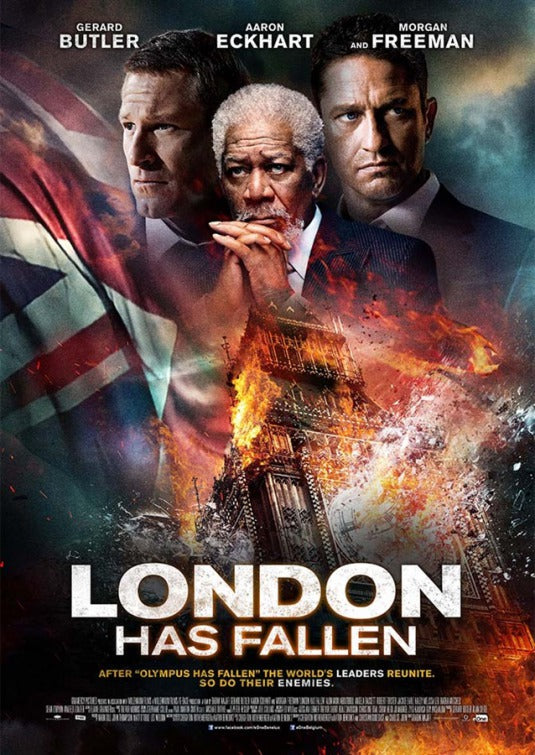1000 piece jigsaw puzzle for the movie poster: London Has Fallen (2016) ver7