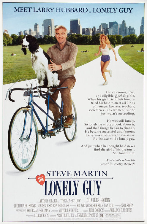 the movie poster: The Lonely Guy (1984)