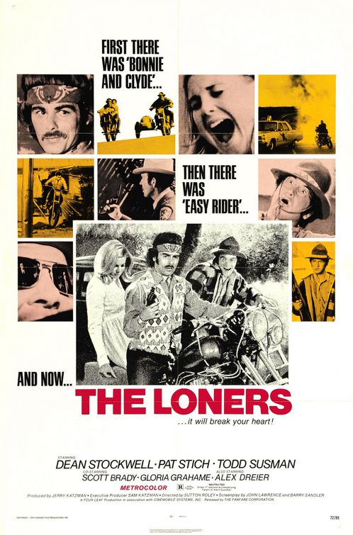 the movie poster: The Loners (1972)