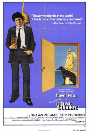 the movie poster: The Long Goodbye (1973)