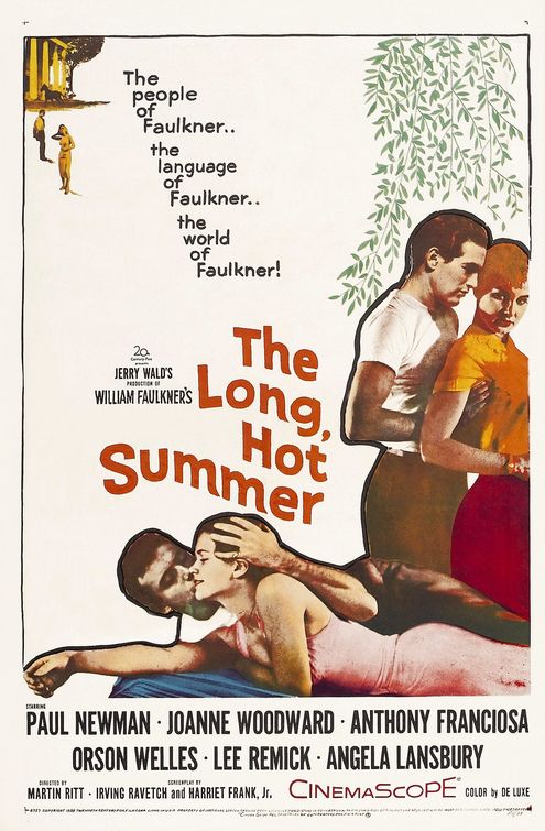 the movie poster: The Long, Hot Summer (1958)