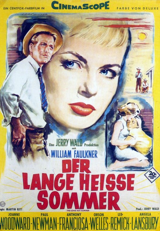 the movie poster: The Long, Hot Summer (1958) ver3
