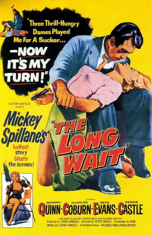 the movie poster: The Long Wait (1954) ver2