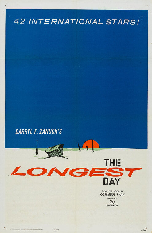 1000 piece jigsaw puzzle for the movie poster: The Longest Day (1962)