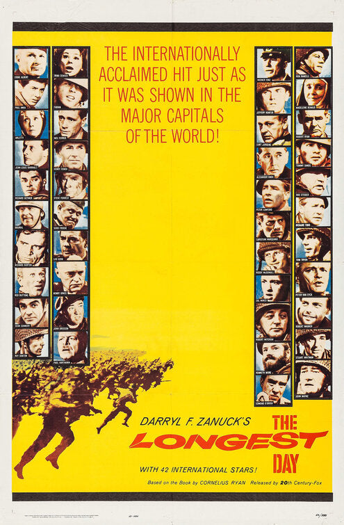 1000 piece jigsaw puzzle for the movie poster: The Longest Day (1962) ver2