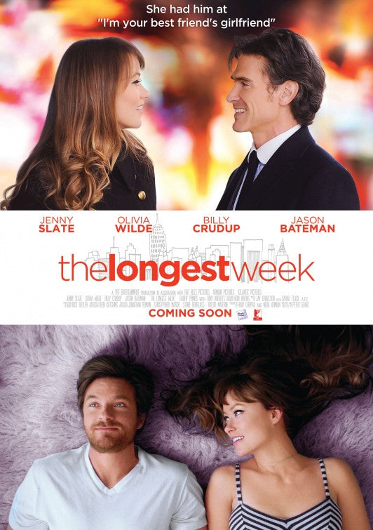 1000 piece jigsaw puzzle for the movie poster: The Longest Week (2014)
