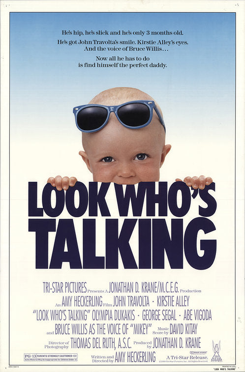 the movie poster: Look Who's Talking (1989)