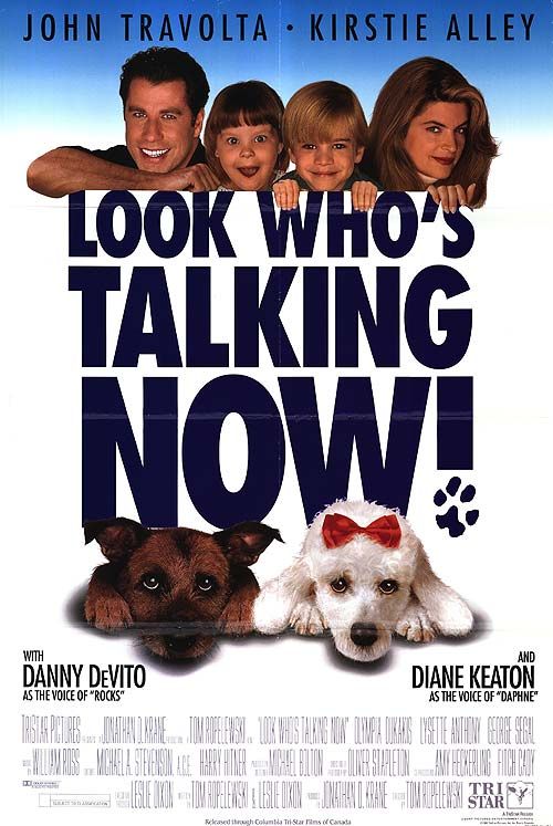 the movie poster: Look Who's Talking Now (1993)