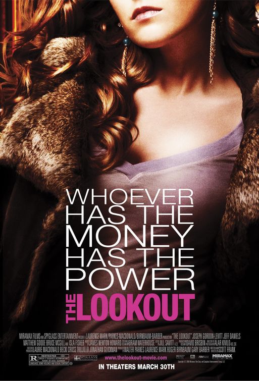 the movie poster: The Lookout (2007) ver5