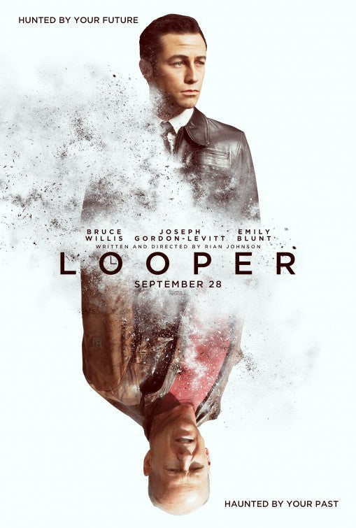 1000 piece jigsaw puzzle for the movie poster: Looper (2012)