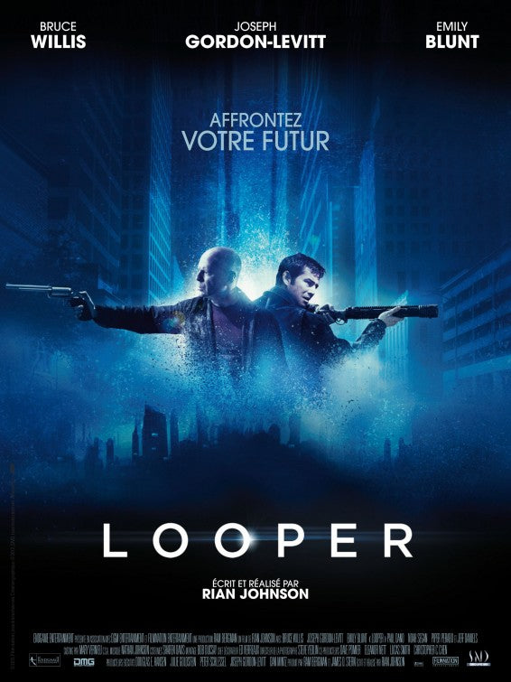 1000 piece jigsaw puzzle for the movie poster: Looper (2012) ver10