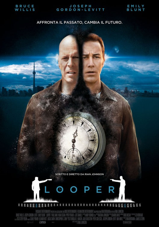 1000 piece jigsaw puzzle for the movie poster: Looper (2012) ver17