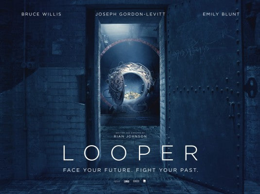 1000 piece jigsaw puzzle for the movie poster: Looper (2012) ver2
