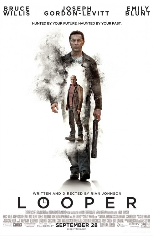 1000 piece jigsaw puzzle for the movie poster: Looper (2012) ver5