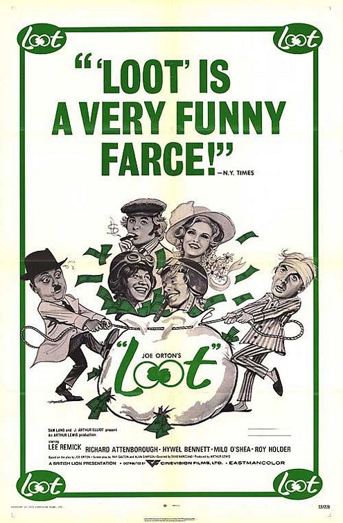 the movie poster: Loot (1972)