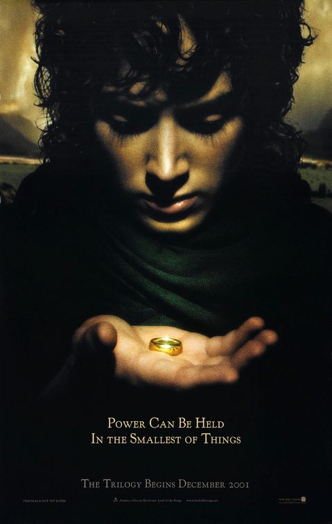 the movie poster: The Lord of the Rings: The Fellowship of the Ring (2001) ver1