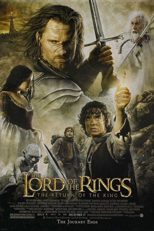 the movie poster: The Lord of the Rings: The Return of the King (2003) ver7
