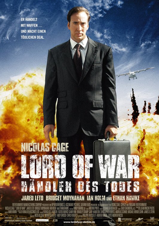1000 piece jigsaw puzzle for the movie poster: Lord of War (2005) ver7
