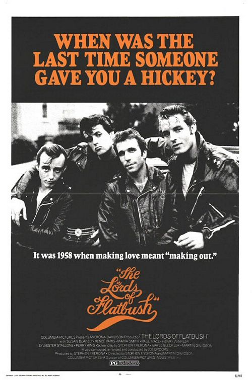 the movie poster: The Lords of Flatbush (1974)